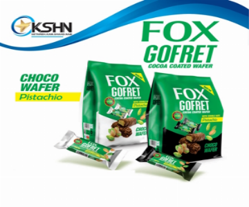 ویفر شکلاتی پسته ای